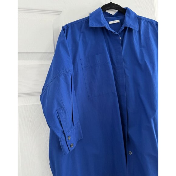 CO Collections Oversize Tunic in Cobalt Blue, size Small - Picture 5 of 8